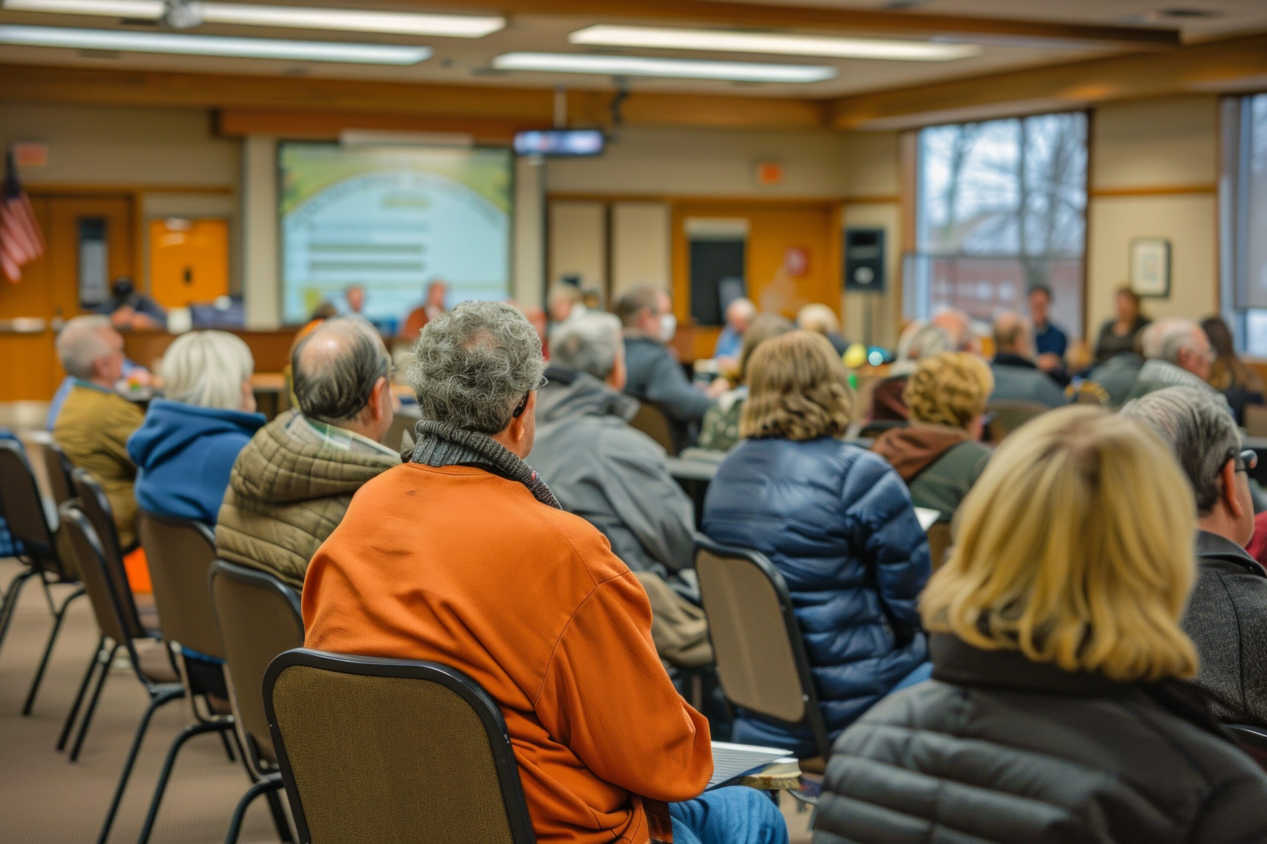 homeowner associations (HOA) board members gathered for annual meeting